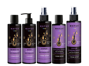 Mayur Anti-Hair Loss: серія проти випадання волосся з аргановою олією
