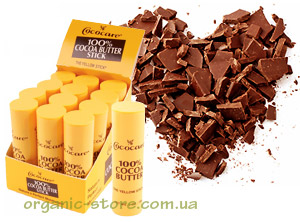 Жовтий стік Cococare: 100% олія какао