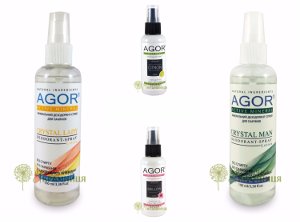 Сольові дезодоранти Agor