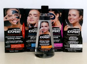 Інноваційна вугільна косметика Detox Expert для глибокого очищення шкіри